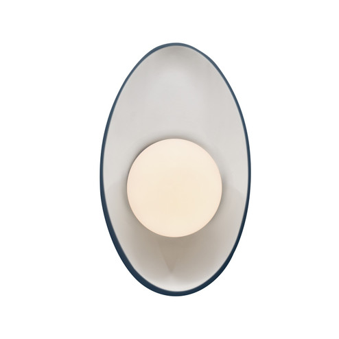 Ambiance LED Wall Sconce in Midnight Sky w/ Matte White (102|CER-3045-MDMT)