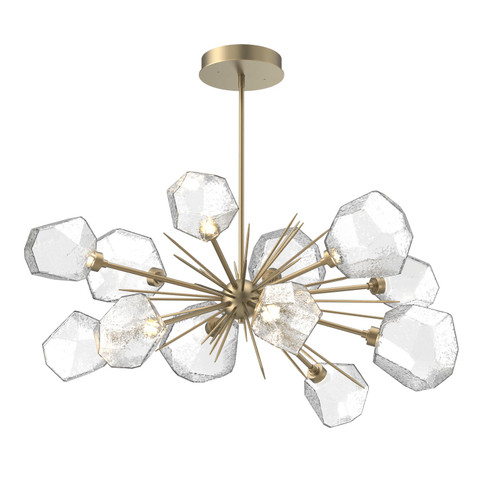 Gem LED Starburst in Gilded Brass (404|PLB0039-0D-GB-C-001-L1)