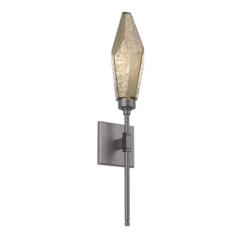 Rock Crystal LED Wall Sconce in Graphite (404|IDB0050-04-GP-CB-L1)