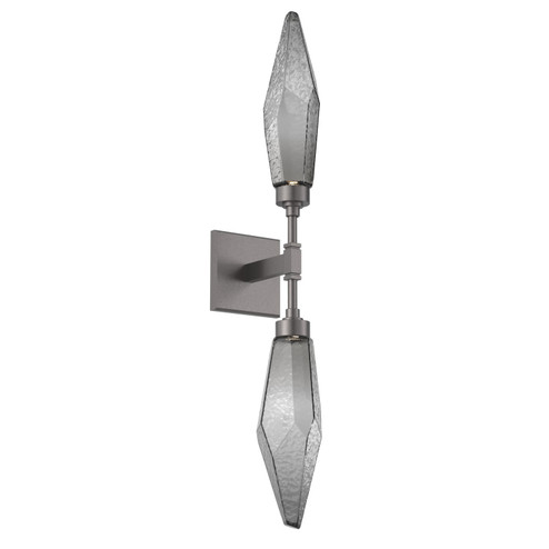 Rock Crystal LED Wall Sconce in Graphite (404|IDB0050-02-GP-CS-L1)