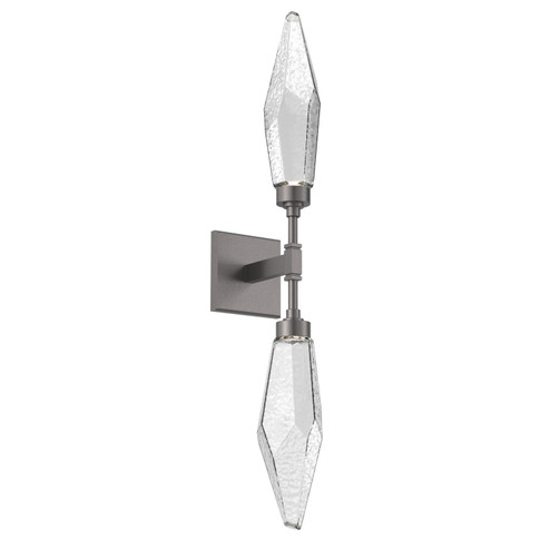Rock Crystal LED Wall Sconce in Graphite (404|IDB0050-02-GP-CC-L1)