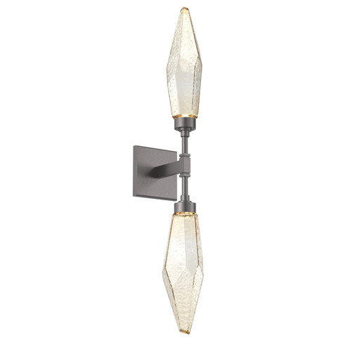 Rock Crystal LED Wall Sconce in Graphite (404|IDB0050-02-GP-CA-L1)