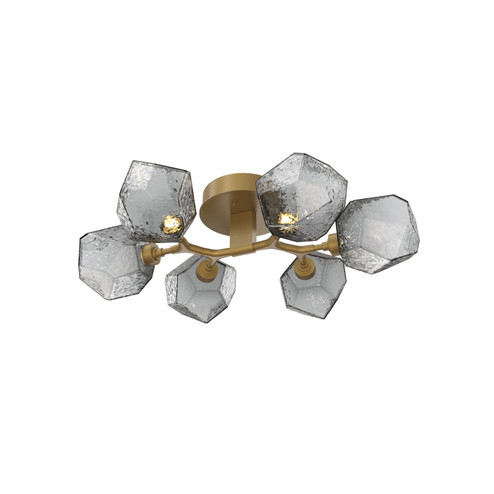 Gem LED Flush Mount in Gilded Brass (404|CLB0039-01-GB-S-L3)