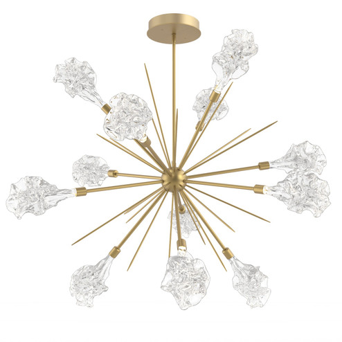 Blossom LED Lantern in Gilded Brass (404|CHB0059-0B-GB-BC-001-L3)