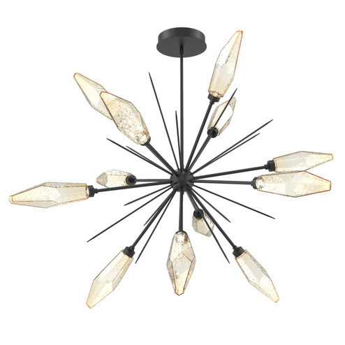 Rock Crystal LED Starburst in Matte Black (404|CHB0050-0B-MB-CA-001-L1)