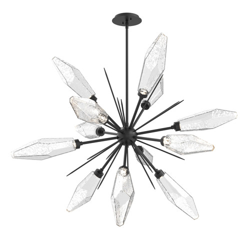 Rock Crystal LED Starburst in Matte Black (404|CHB0050-0A-MB-CC-001-L1)