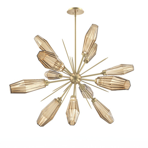 Aalto LED Starburst in Gilded Brass (404|CHB0049-0A-GB-RB-001-L1)