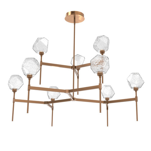 Gem LED Chandelier in Oil Rubbed Bronze (404|CHB0039-55-RB-C-001-L3)