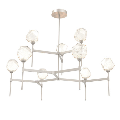 Gem LED Chandelier in Beige Silver (404|CHB0039-55-BS-A-001-L1)