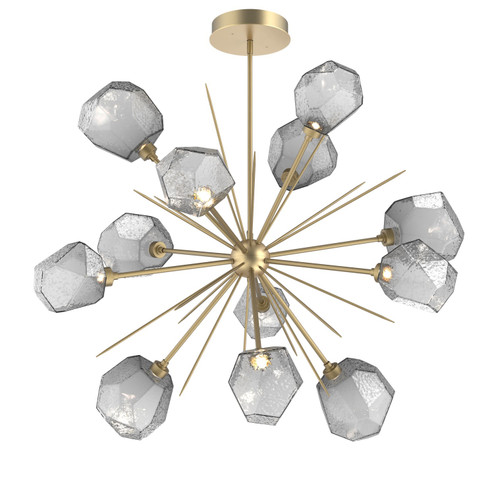 Gem LED Starburst in Gilded Brass (404|CHB0039-0H-GB-S-001-L1)