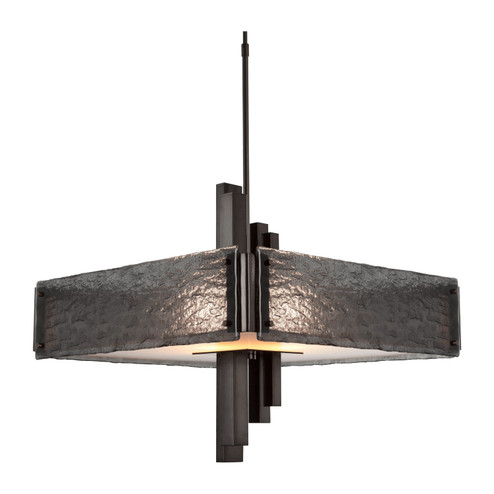 Carlyle Four Light Chandelier in Burnished Bronze (404|CHB0033-0A-BB-BG-001-E2)