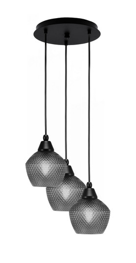 Array Three Light Pendalier in Matte Black (200|1818-MB-4622)