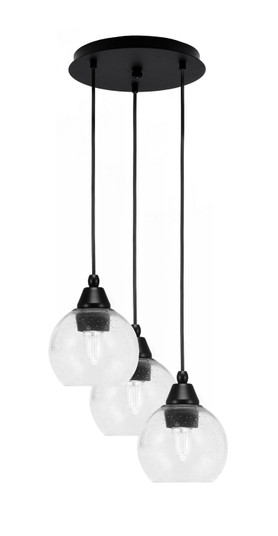 Array Three Light Pendalier in Matte Black (200|1818-MB-4100)