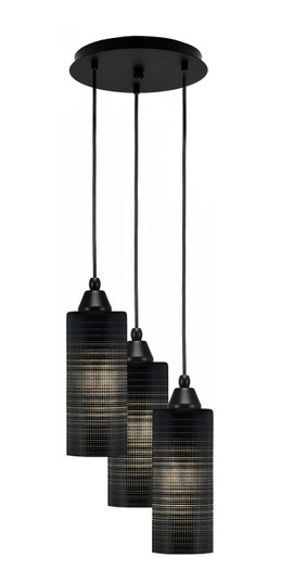 Array Three Light Pendalier in Matte Black (200|1818-MB-4099)