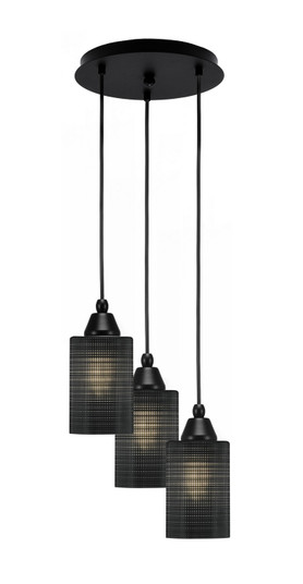 Array Three Light Pendalier in Matte Black (200|1818-MB-4069)