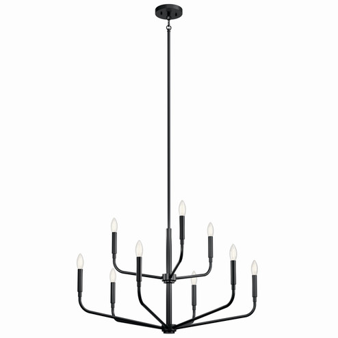 Madden Nine Light Chandelier in Black (12|52720BK)