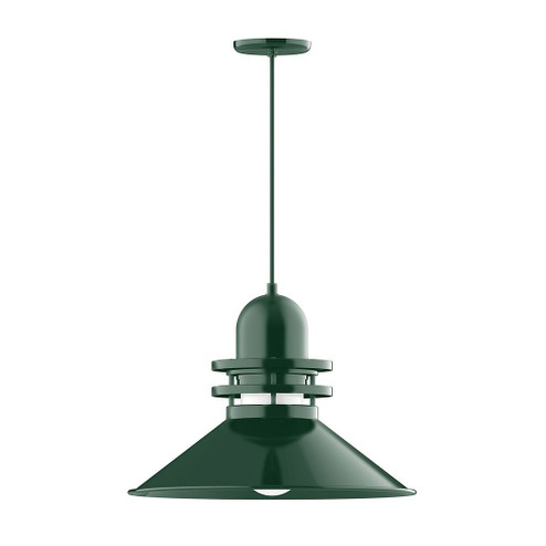 Atomic One Light Pendant in Forest Green (518|PEB152-42-C24-G07)