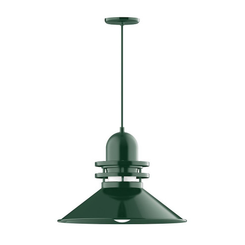 Atomic One Light Pendant in Forest Green (518|PEB152-42-C01-G07)