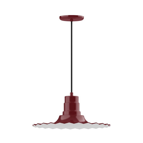 Radial One Light Pendant in Barn Red (518|PEB159-55-C22)