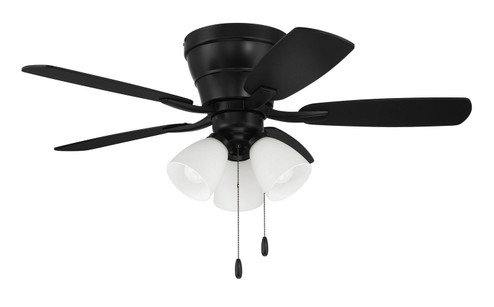 Wheeler 42 3-Light 42''Ceiling Fan in Flat Black (46|WHL42FB5C3)