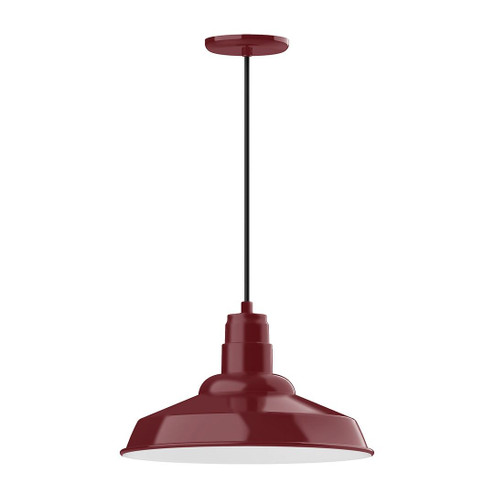 Warehouse LED Pendant in Barn Red (518|PEB184-55-C27-L13)