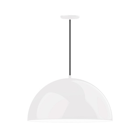 XL Choices One Light Pendant in White with White Interior (518|PEB229-44-44-C24)