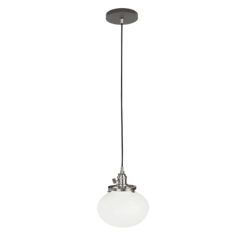 Uno One Light Pendant in Architectural Bronze with Brushed Nickel (518|PEB411-51-96-C27)