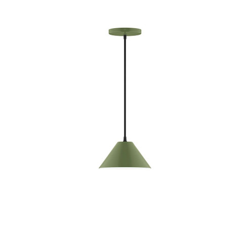 Axis One Light Pendant in Fern Green (518|PEB421-22-C24)