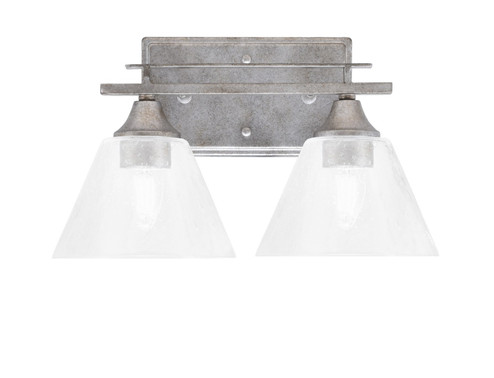 Uptowne Two Light Bathroom Lighting in Aged Silver (200|132-AS-302)