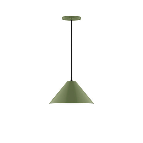 Axis LED Pendant in Fern Green (518|PEB422-22-C02-L12)