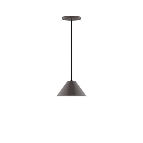 Axis One Light Pendant in Architectural Bronze (518|PEB421-51-C22)