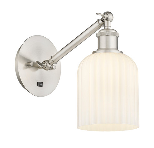 Ballston One Light Wall Sconce in Brushed Satin Nickel (405|317-1W-SN-G559-5GWH)