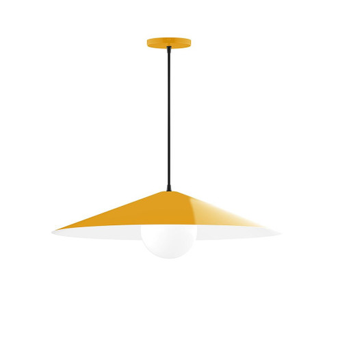 Axis One Light Pendant in Bright Yellow (518|PEB429-G15-21-C02)