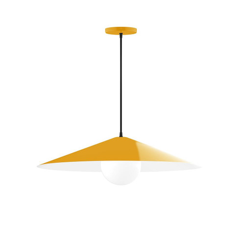 Axis One Light Pendant in Bright Yellow (518|PEB429-G15-21-C01)