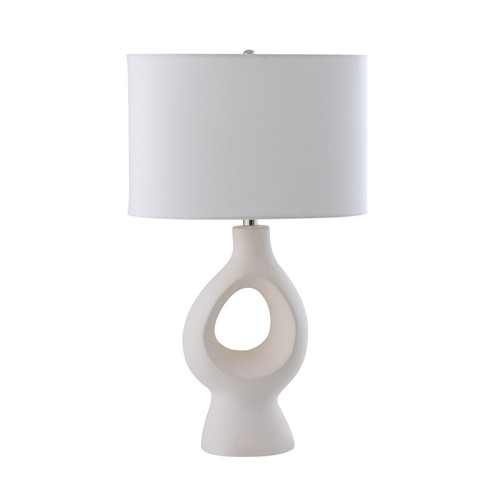 Fenimore One Light Table Lamp in White (45|H0809-11886)