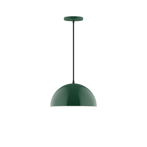 Axis LED Pendant in Forest Green (518|PEB432-42-C01-L12)
