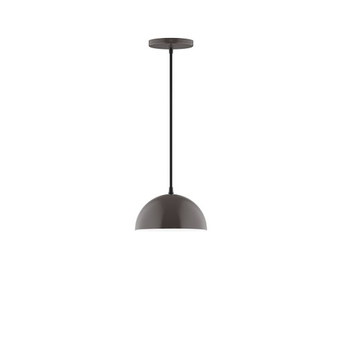 Axis One Light Pendant in Architectural Bronze (518|PEB431-G15-51-C12)