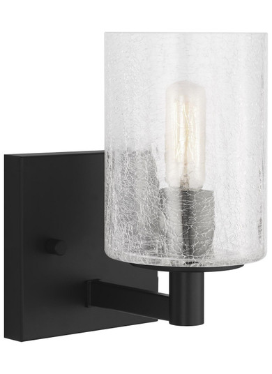 Parker One Light Wall / Bath Sconce in Midnight Black (1|GLV1031MBK)