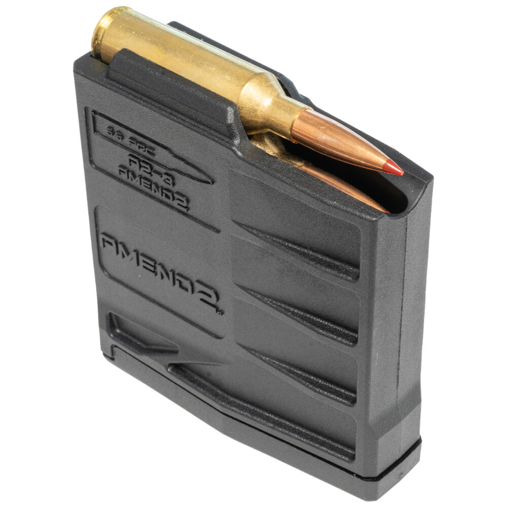 AMEND2 AICS 6.5PRC/300WSM SHORT ACTION 3RD BLACK POLYMER MAGAZINE