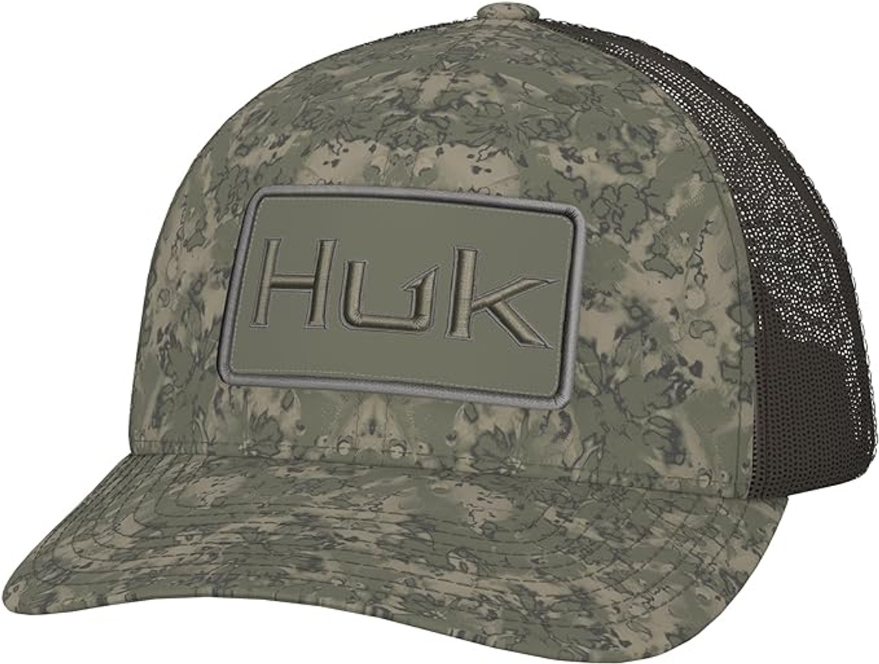 HUK Men's Trucker, Anti-Glare Snapback Fishing Hat - BuckSnort