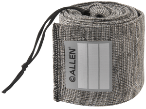 Allen 13169 Stretch Knit Gun Sock Gray Silicone-Treated Knit w/Custom ID Labeling Holds Muzzleloader 66" L x 3.75" W Interior Dimensions Allen 13169 Stretch Knit Gun Sock Gray Silicone-Treated Knit w/Custom ID Labeling Holds Muzzleloader 66" L x 3.75" W Interior Dimensions