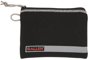 Allen 3626 Pistol Pouch Black Polyester w/Lockable Zippers, ID Label & Fleece Lining Holds Compact Size Handgun 5" L x 7" W Interior Dimensions Allen 3626 Pistol Pouch Black Polyester w/Lockable Zippers, ID Label & Fleece Lining Holds Compact Size Handgun 5" L x 7" W Interior Dimensions