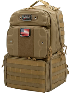 GPS Bags T1913BPT Tactical Backpack Tan 1000D Polyester 4 Handguns GPS Bags T1913BPT Tactical Backpack Tan 1000D Polyester 4 Handguns