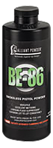 Alliant Powder BE86 Pistol Powder BE-86 Pistol Multi-Caliber 1 lb Alliant Powder BE86 Pistol Powder BE-86 Pistol Multi-Caliber 1 lb