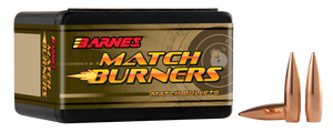 Barnes Bullets 30230 Match Burners  6.5Creedmoor 140gr Match Burners Boat Tail 100/Box                                                                                                                  