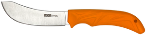 AccuSharp 732C Butcher  4" Fixed Butcher Plain Stainless Steel Blade/Blaze Orange Ergonomic Anti-Slip Rubber Handle                                                                                     