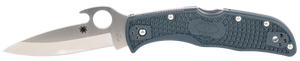 Spyderco C243PGYW Endela Lightweight 3.41" Folding Clip Point Plain VG-10 SS Blade Blue/Gray FRN Handle Includes Pocket Clip                                                                             Spyderco C243PGYW Endela Lightweight 3.41" Folding Clip Point Plain VG-10 SS Blade Blue/Gray FRN Handle Includes Pocket Clip