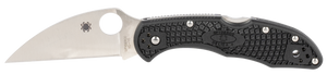 Spyderco C11FPWCBK Delica 4 Lightweight 2.87" Folding Wharncliffe Plain VG-10 SS Blade Black  Textured FRN Handle Includes Pocket Clip                                                                  