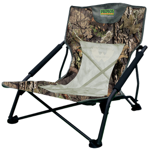 Primos PS6009 Wingman Turkey Chair  Mossy Oak Break Up Camo & Mesh, Steel Frame Holds Up To 300 lbs., Attached Shoulder Strap                                                                           