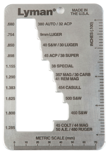 Lyman 7832217 E-Zee Case-Length Gauge Pistol, Revolver                                                                                                                                                  